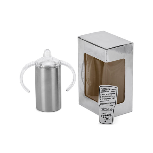 Stainless Steel Sippy Cup, 12oz 