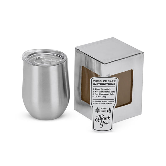 12oz Stainless Steel Wine Cup 