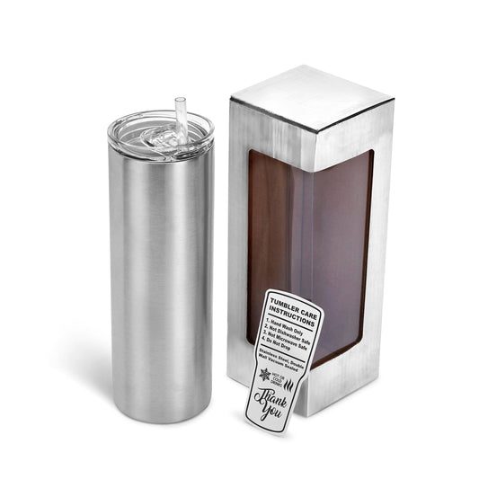 20oz Skinny Stainless Steel Tumbler