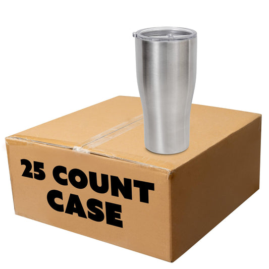 Stainless Steel Tumbler 30oz Curve, Case 25