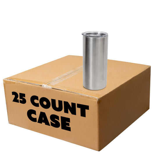 20oz Thick Stainless Steel Tumbler, Case 25