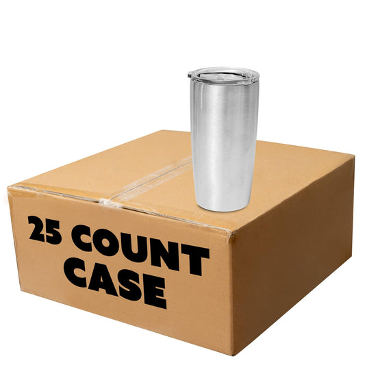 20oz Stainless Steel Tumbler, Case 25