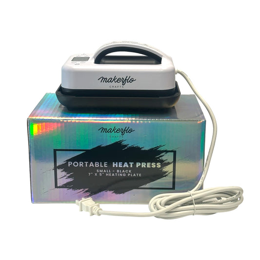 portable heat press with heating plate