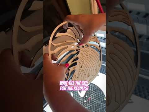 Truflat wood laser cut video