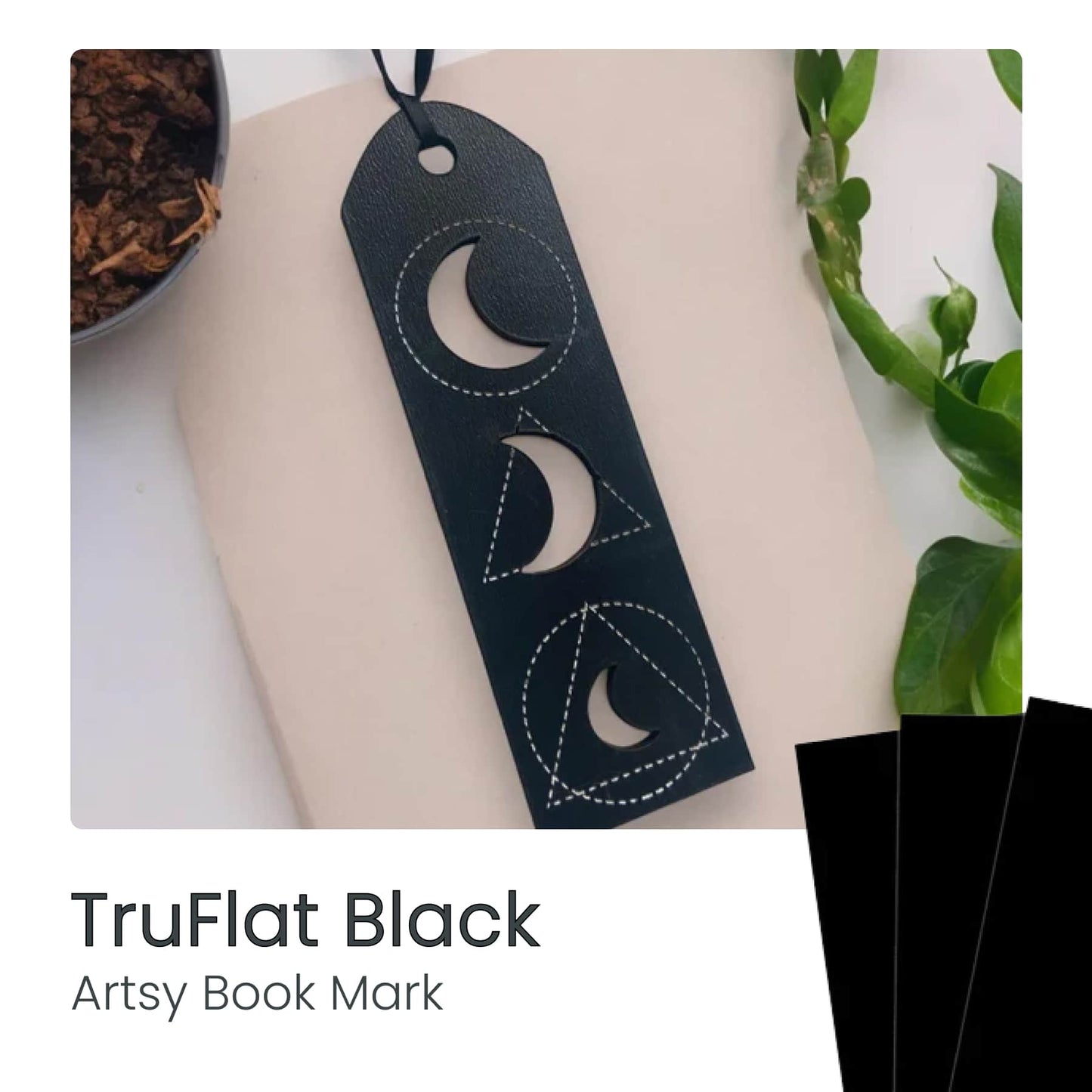 laser cut truflat plywood bookmark