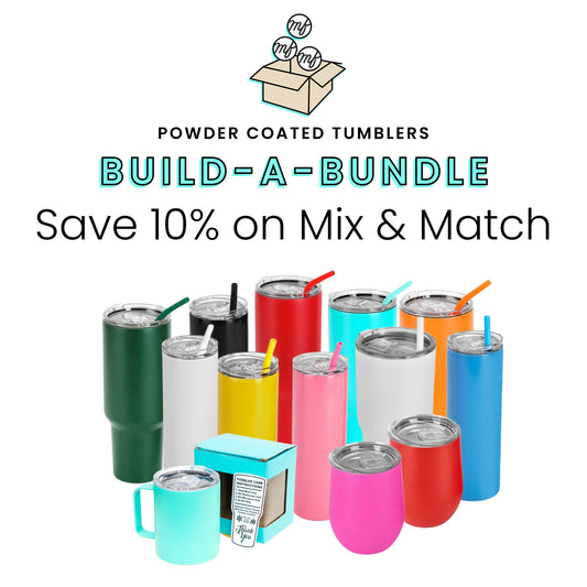 Powder Coated Tumbler Bundle