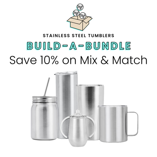 Stainless Steel Tumbler Bundle