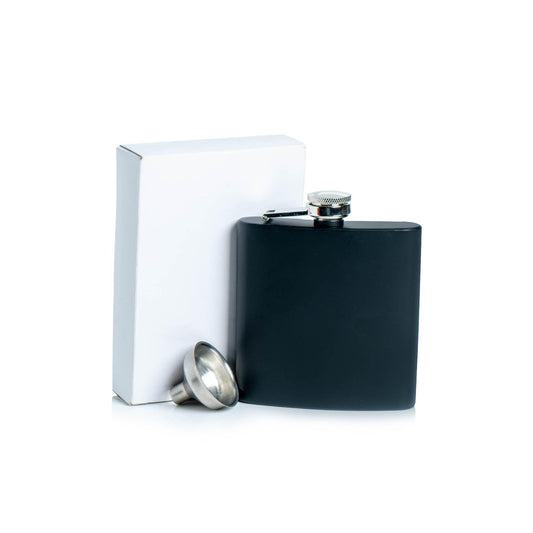 Flask, Black, Wholesale for Customization