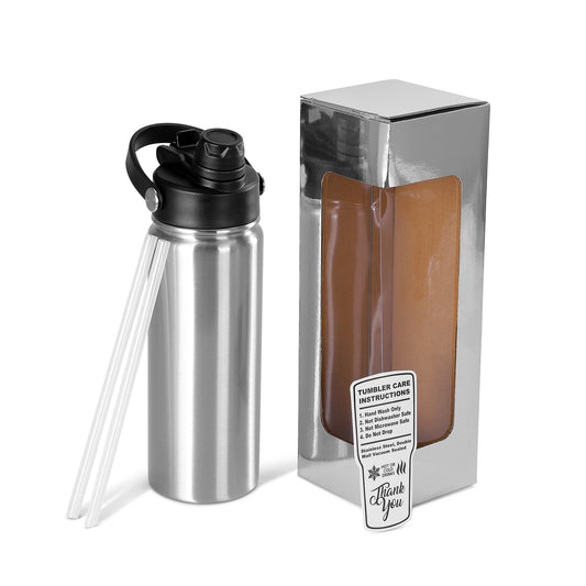 18oz Stainless Steel Water Bottle