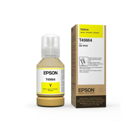 bottle of yellow epson sublimation ink