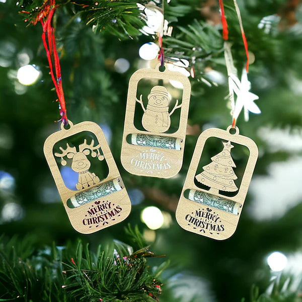 plywood laser crafted ornaments