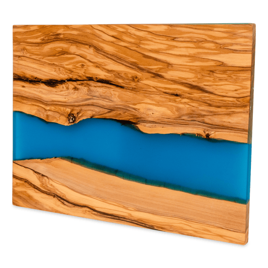 olive wood resin cutting board